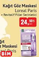 LOREAL PARİS  KAĞIT GÖZ MASKESİ